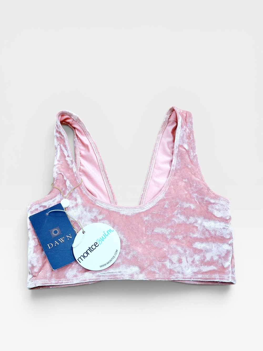 NWT MONTCE Pink Crush Kim Variation Bikini Top XS New - Picture 5 of 7